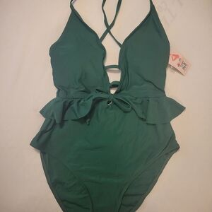 Cupshe Green One Piece Swimsuit